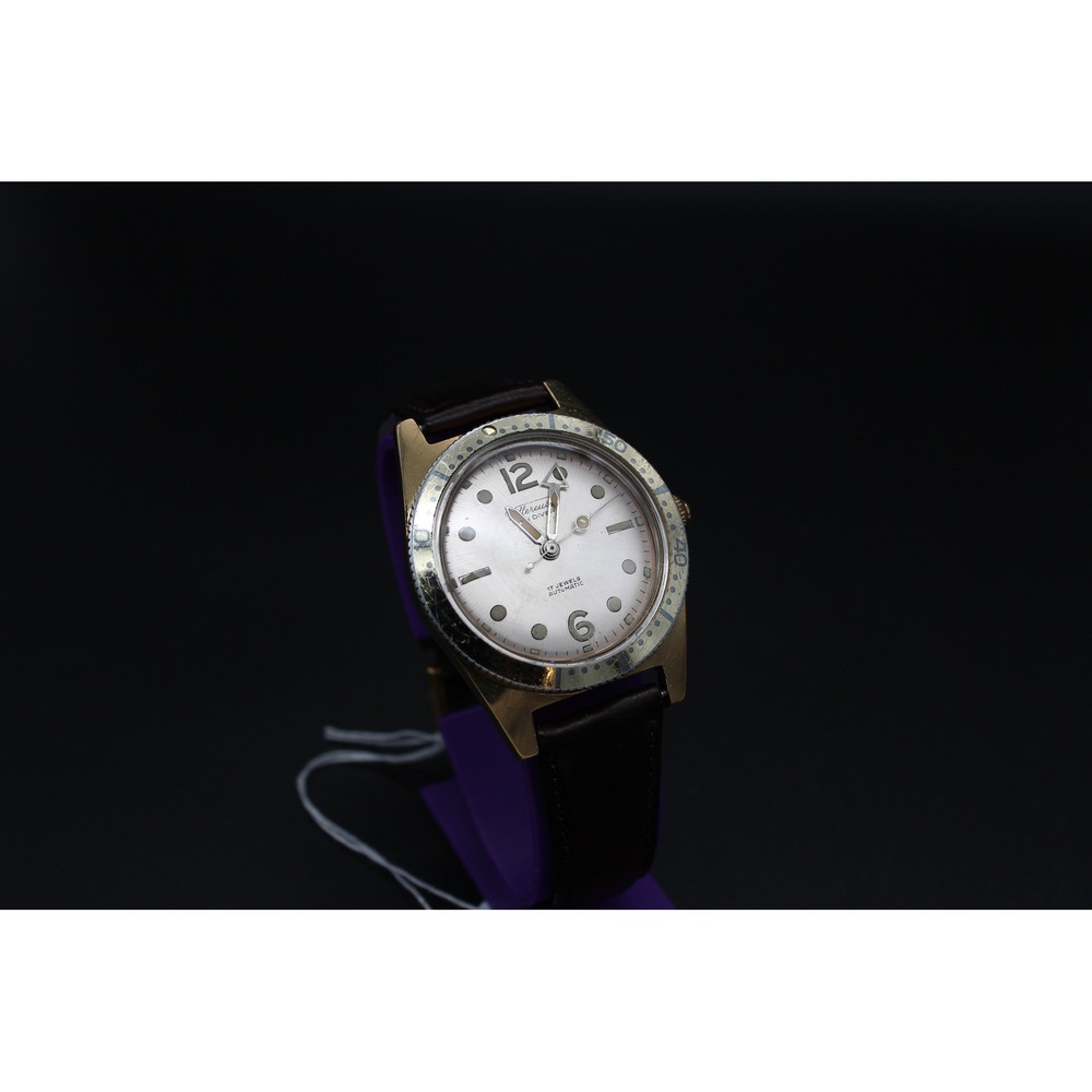 Vintage Villereuse Skin Diver Automatic AS1700/01 Swiss Diver Broad Arrow 600ft